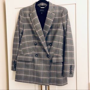 Oversized Plaid IMNYC Gray/Pink Blazer
